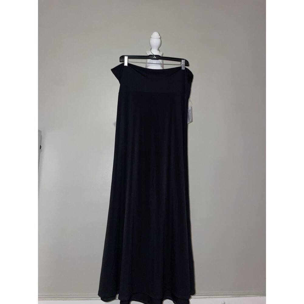 Women’s Lularoe Jet Black Maxi Skirt Size 2XL